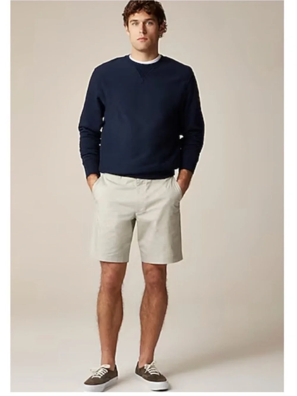 J Crew Shorts 33 Portsider Chino Tan